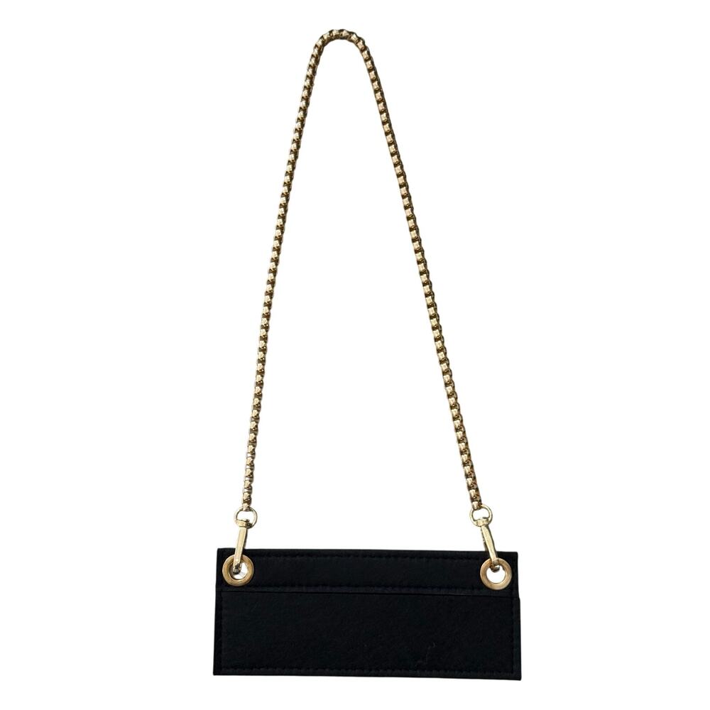 Create Wallet on Chain! Shorter Chain! Gold Snake Chain Bag Chain 25"! Heavy